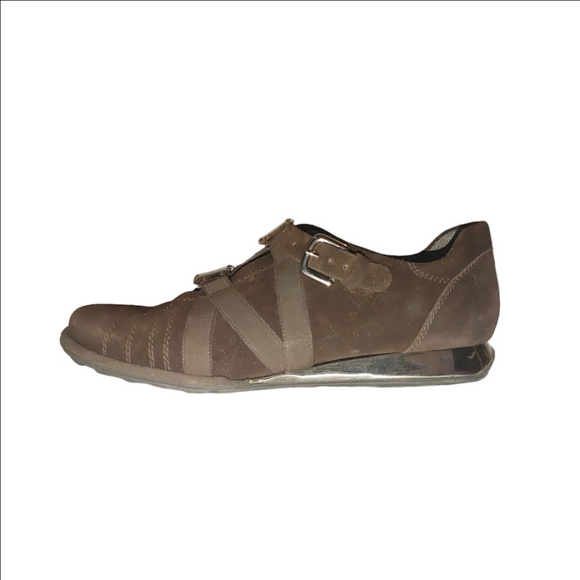 Stuart Weitzman Suede Sneakers Size 7 - Picture 1 of 7